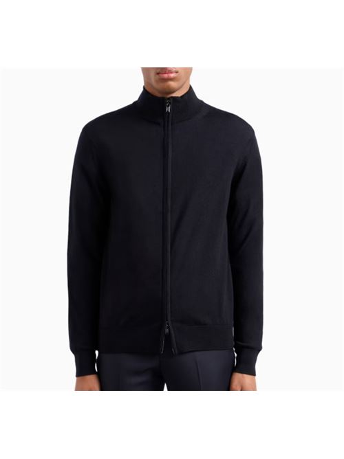 CARDIGAN FULL ZIP EMPORIO ARMANI | 8N1MUZ.1MJXZ0920 BLU NAVY